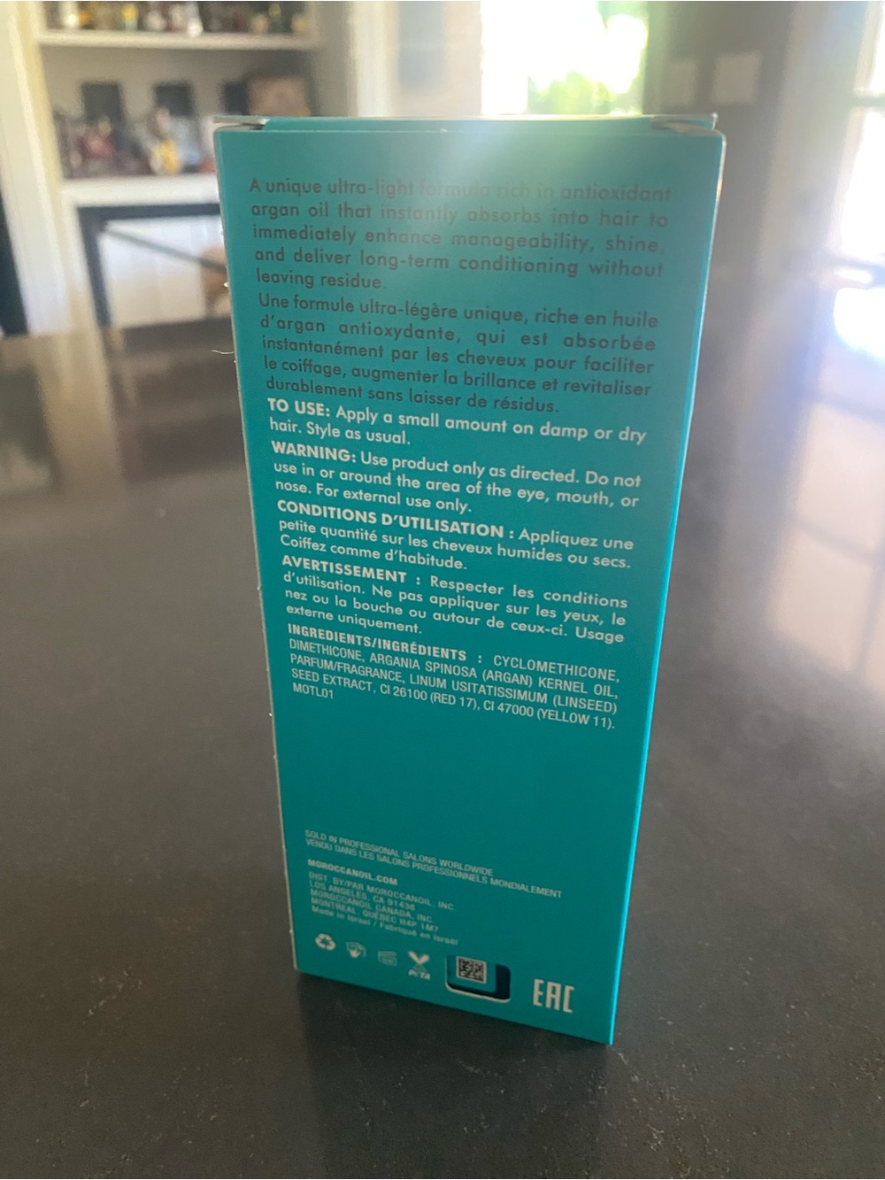 Moroccan Oil Treatment- Light 3.4oz Large size- NIB- Why pay retail? - Picture 6 of 6